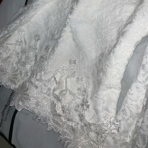 Brand new White Lace Dress with Bag